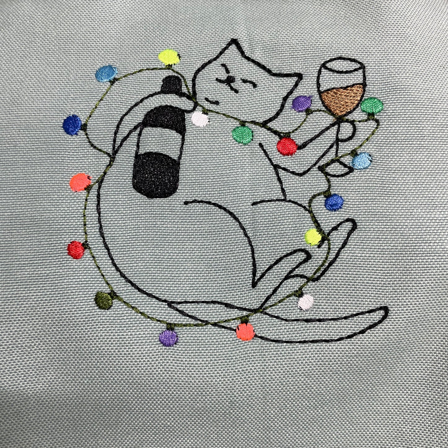 Cat With Wine (Holiday Version)